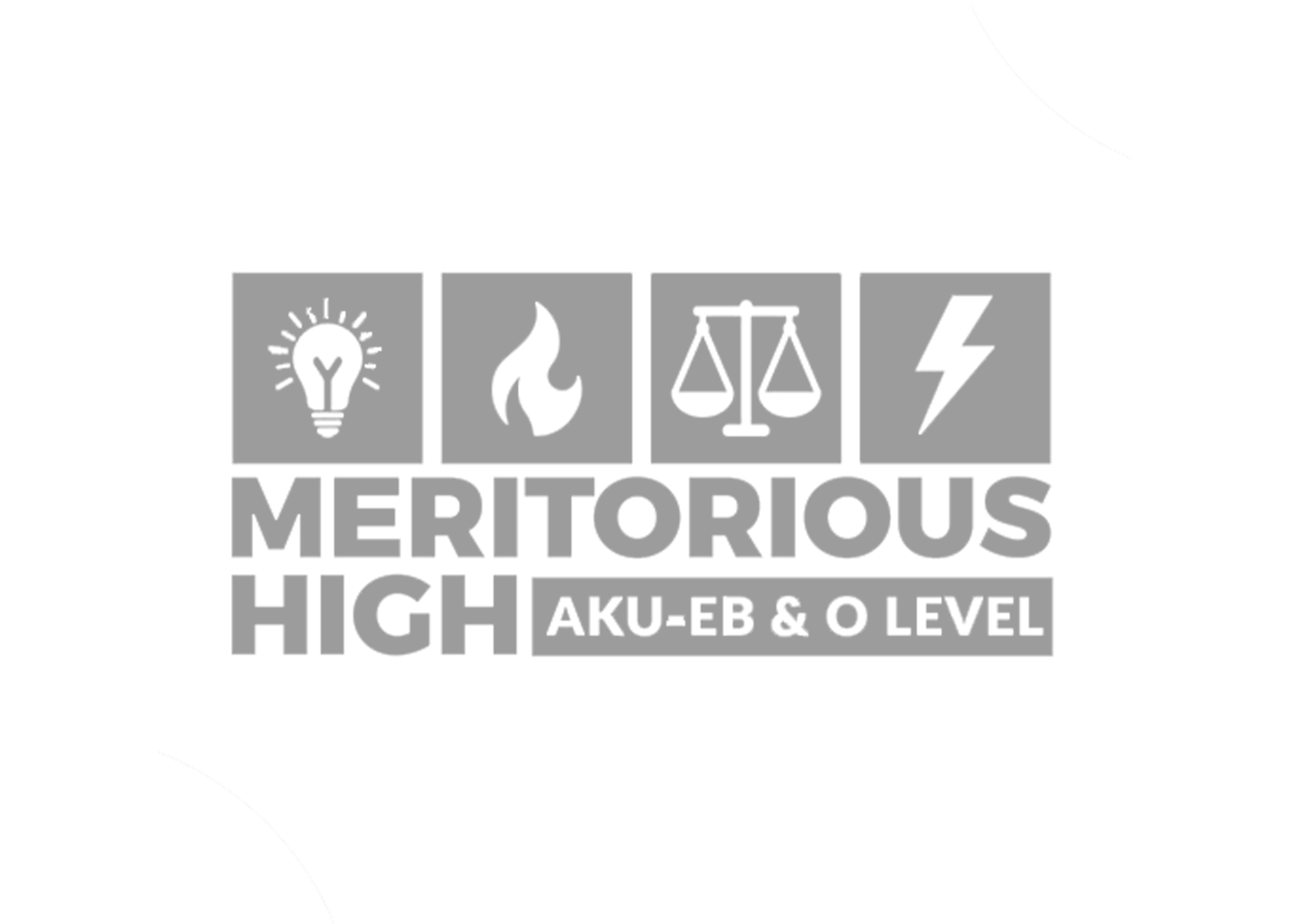 Meritorious school logo